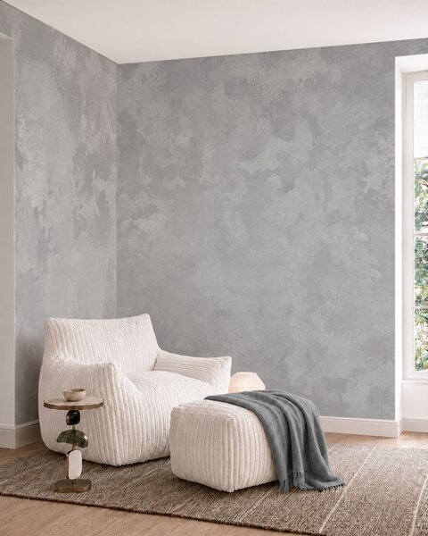 Carta da parati Texture grigio perla chiaro con morbide sfumature nuvolose, Carta da parati Texture, w05814v1 : Uwalls.it
