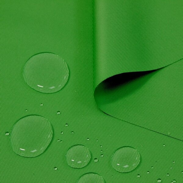 Tessuto impermeabile verde, altezza 160 cm MIG31
