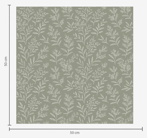 Carta da parati Salvia verde: erbe aromatiche e infiorescenze, motivo, Parati natura classici, Parati natura foglie classici, a00611 : Uwalls.it