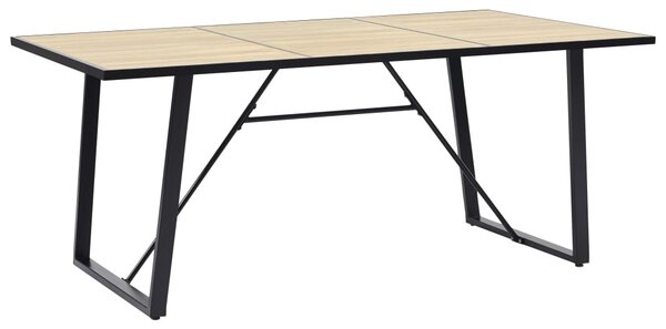 Tavolo da Pranzo Rovere 180x90x75 cm in MDF