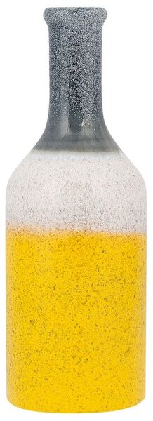 Vaso da Tavolo Decorativo gres porcellanato Multicolore 36 cm Eclettico Beliani