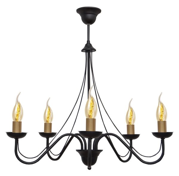 Lampadario a sospensione con filo MALBO III 5xE14/60W/230V