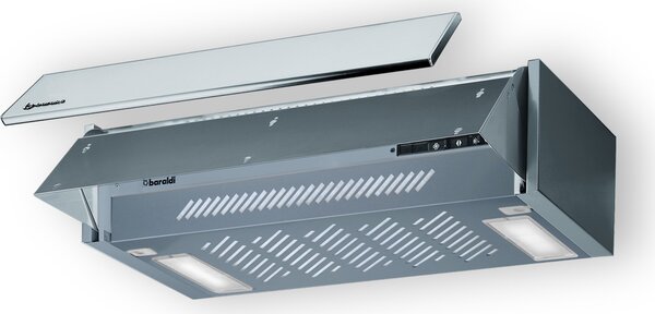 BARALDI Cappa Cucina Filtrante Incasso Sottopensile Larghezza 45 cm colore Grigio - COMPOSITA 45