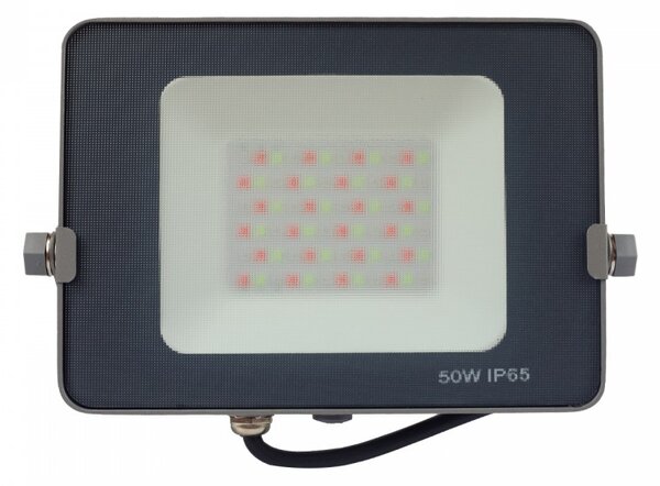 Faro LED 50W RGB, IP65, OSRAM chip LED Colore RGBW