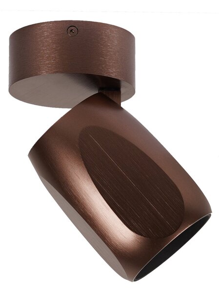 Plafoniera ANTIDARK, Facet W70, dimmerabile, Marrone / Ruggine, Corridoio, Metallo, Moderno