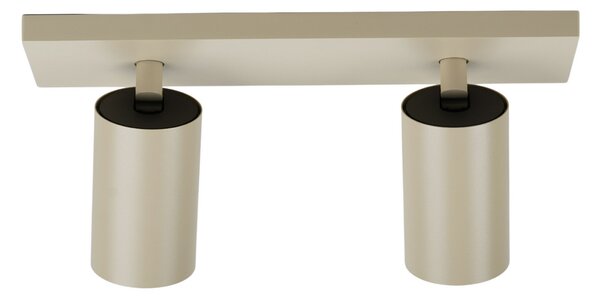Plafoniera ANTIDARK, SpotOn2, dimmerabile, Beige, Soggiorno, Metallo, Moderno