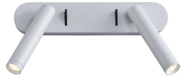 Applique da parete ANTIDARK, Point, Bianco, Camera da letto, Metallo, Moderno