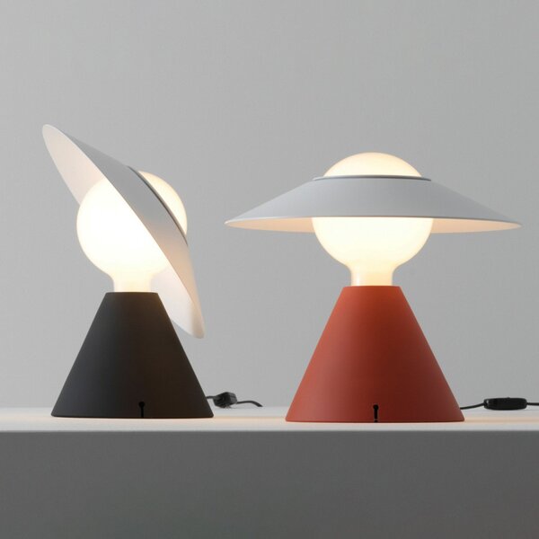 Lampade da tavolo Stilnovo, Fante, Nero, Soggiorno, Plastica, Design