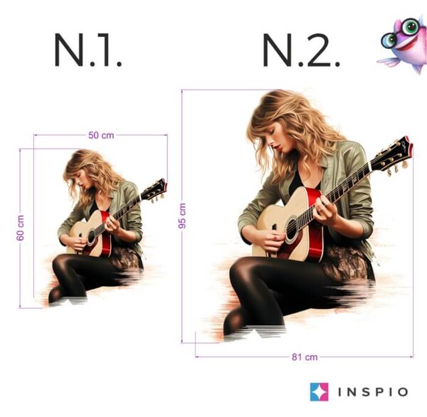 Nálepka na stenu - Taylor Swift