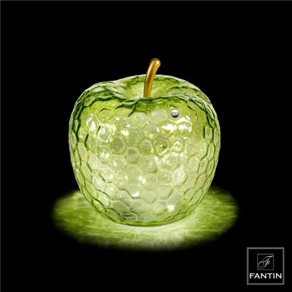 Lampada Mela Iridescente Dimensioni � 15x h 16 cm colore Verde