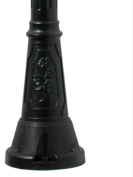 Lampioncino esterno top light asti pa182 e27 led ip55 resina - Top Light