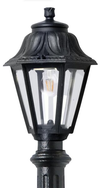 Lampioncino esterno top light asti pa182 e27 led ip55 resina - Top Light