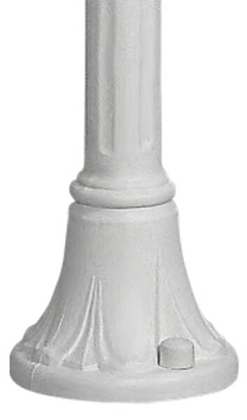 Lampioncino esterno top light asti pa140 bi e27 led ip55 resina - Top Light