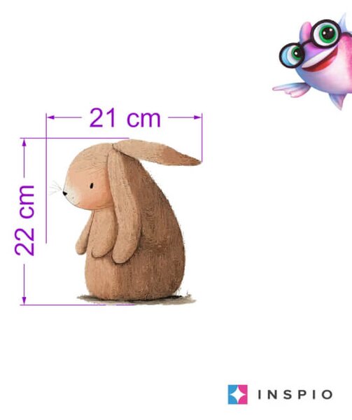 Coniglietto - adesivo per bambini