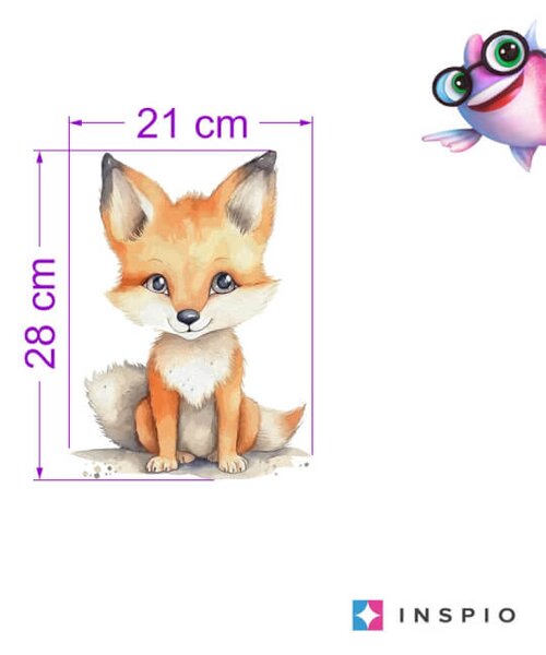 Adesivi con animali - Volpe