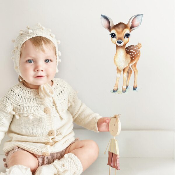 Adesivo per bambini - Capriolo