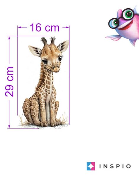 Giraffa - Adesivo da parete