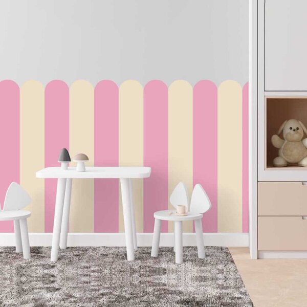 Adesivo murale Arco - Candy Dream (rosa dolce e giocoso per bambini)