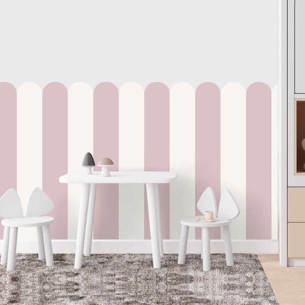 Carta da parati Arco - Candy Rose (Rosa dolce e giocosa per bambini)