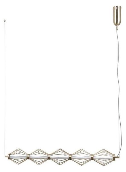ITALUX PND-34403-5-HBR - Lampadario LED sospeso su cavo SEVILLA LED/25W/230V 3000K dorato