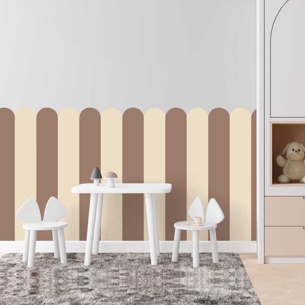 Adesivo murale Arco - Earth Brown (marrone caldo tinto di naturale)