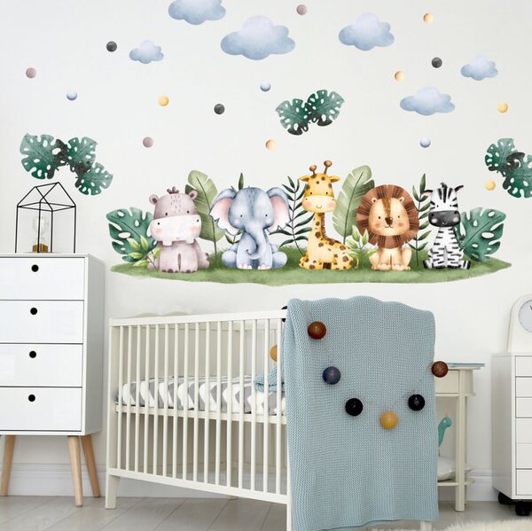 Decorazione parete - Mini safari per bambini