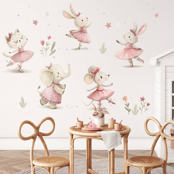 Adesivo murale - Piccole ballerine