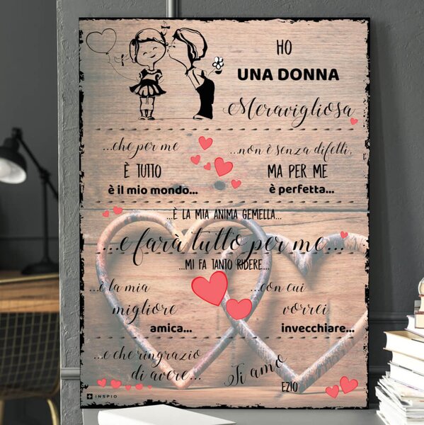 Un regalo per il mio amore, la donna meravigliosa della mia vita + Spedizione il giorno successivo