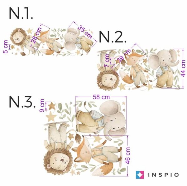 Decorazioni pareti - Tre amici