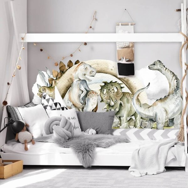 Adesivo per il letto - Il mondo dei dinosauri