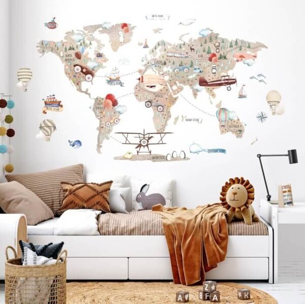 Mappa del mondo per ragazzi
