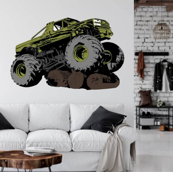 Adesivo da parete - Monster Auto!
