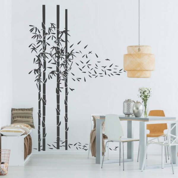Bamboo nel vetro - adesivo