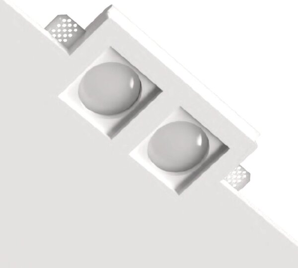 Faretto incasso gesso lampadari bartalini otessorg 040d gu10 led scomparsa - Lampadari Bartalini Gesso