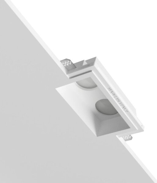 Faretto incasso lampadari bartalini gib hole 096 gu10 led gesso verniciabile - Lampadari Bartalini Gesso