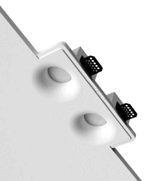 Faretto incasso lampadari bartalini onaznesed 045d gu10 led gesso verniciabile - Lampadari Bartalini Gesso