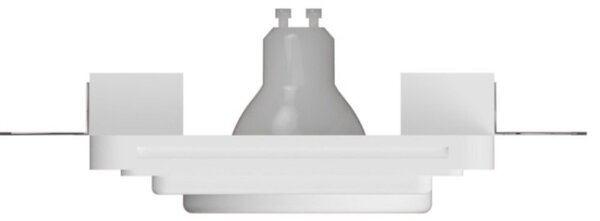Faretto incasso gesso lampadari bartalini xilef fp6 gu10 led verniciabile - Lampadari Bartalini Gesso