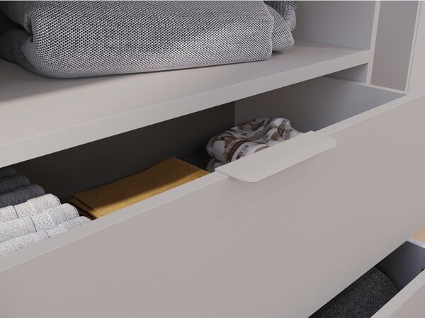 Cassettiera per bambini color crema con fasciatoio 89x102x77 cm Alkmaar – Germania
