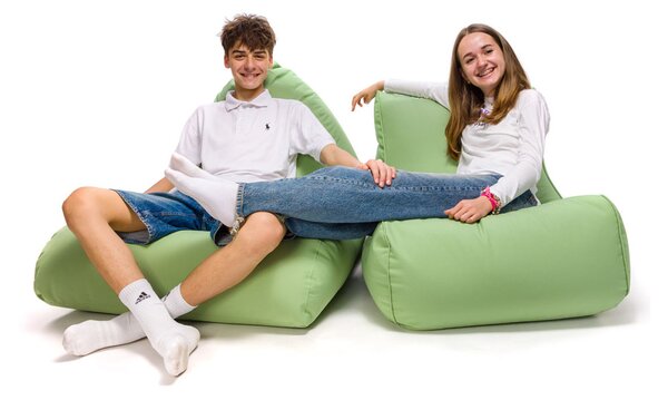 Pouf poltrona sacco chaise longue da esterno pouf a sacco lettino in poliestere waterproof