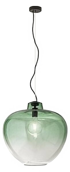 Lampadario vetro soffiato perenz big bowl 6667 ve 50 e27 led verde - Perenz
