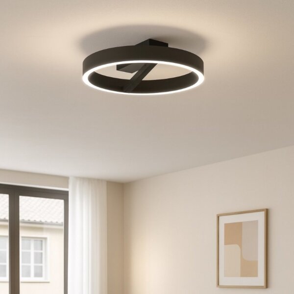 Plafoniera moderna gea luce criseide pp fcrpn1 led alluminio - Gea Luce