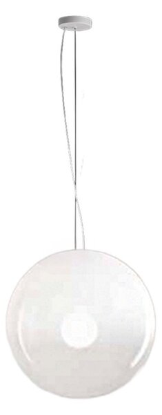 Lampadario vetro soffiato perenz moon 8498 b 40 e27 led bianco - Perenz