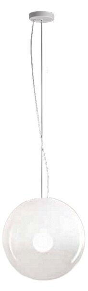 Lampadario vetro soffiato perenz moon 8496 b 30 e27 led bianco - Perenz
