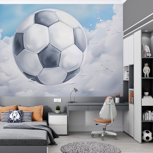 Carta da parati Pallone da calcio, Fotomurali Sport, w04822 : Uwalls.it