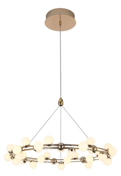 Lampadario LED a sospensione MARS LED/50W/230V 3000K oro