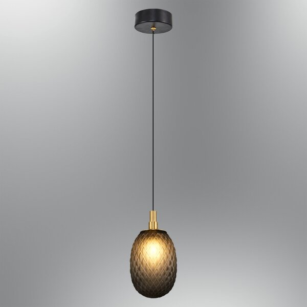 Lampada a sospensione su cavo CACTUS 1xG9/5W/230V nero