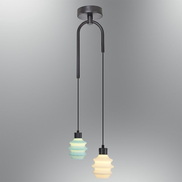Lampadario LED a cavo CACTUS LED/6W/230V 3000K verde/bianco