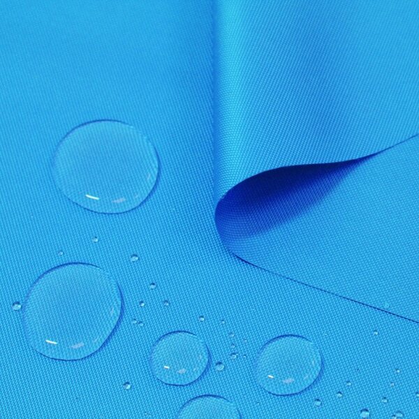 Tessuto impermeabile blu chiaro, altezza 160 cm MIG38