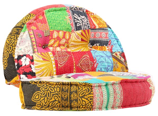 Pouf 100x20 cm in Tessuto Patchwork
