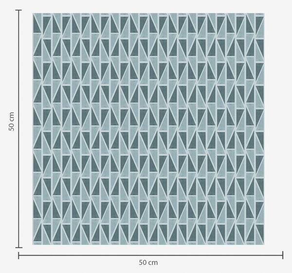 Carta da parati Griglia in vetro color verde acqua con rinforzi diagonali, Parati astratta classici, a00902 : Uwalls.it